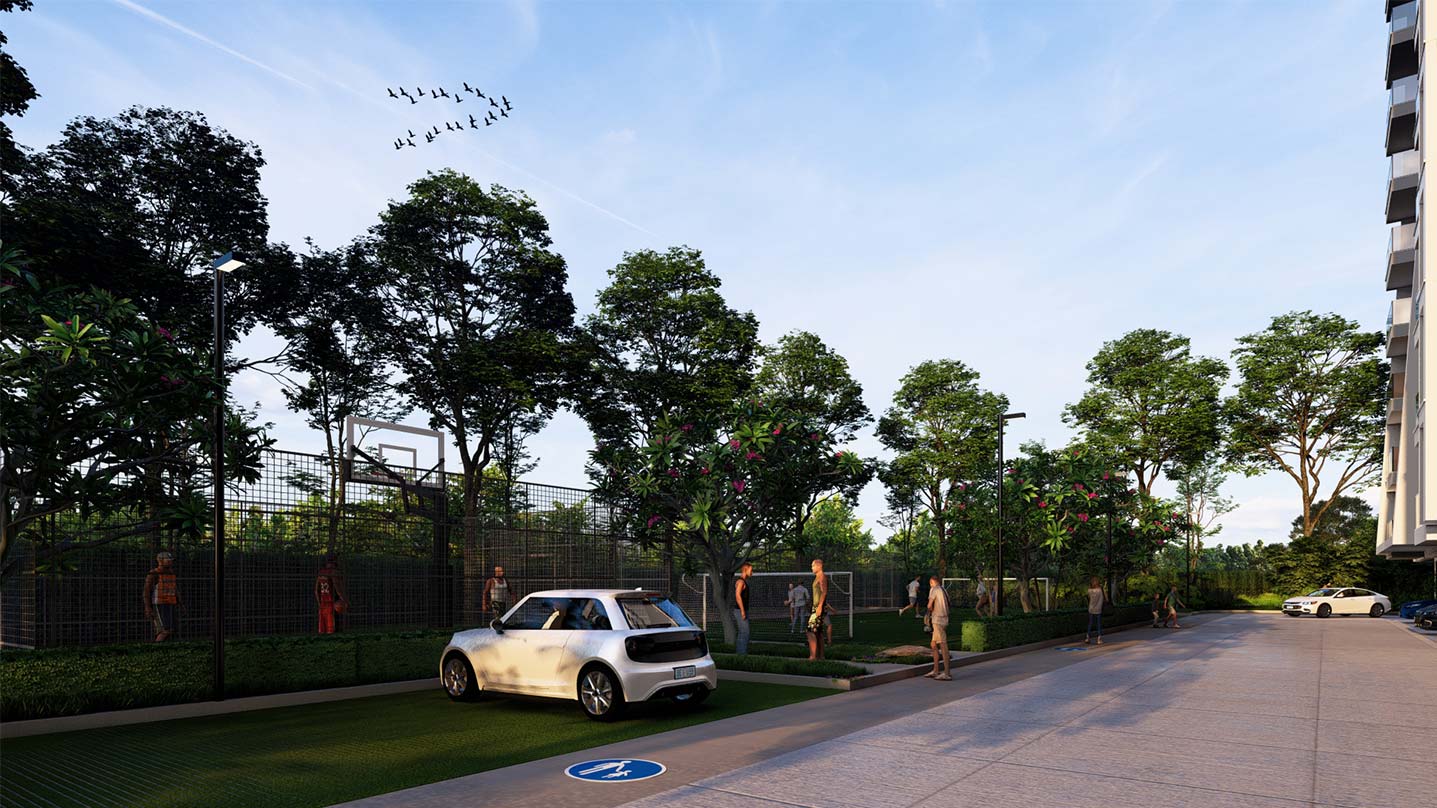 Courtyard View 1